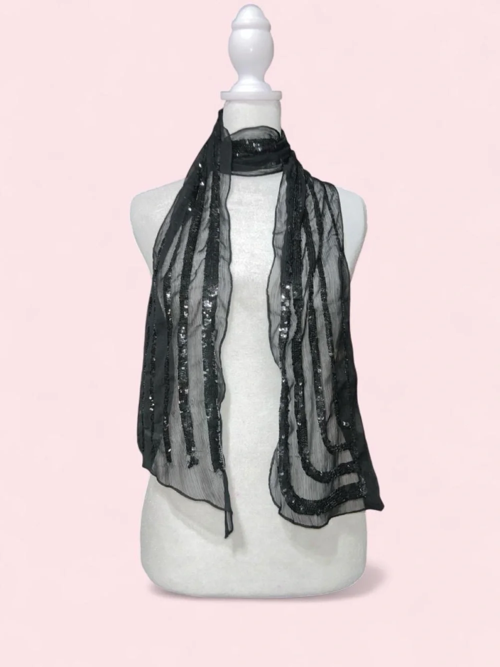 N/A black sheer